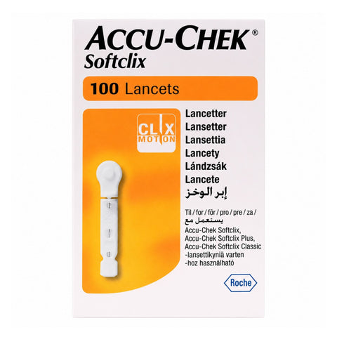 ACCU-CHEK SOFTCLIX وخزات 100 قطعة
