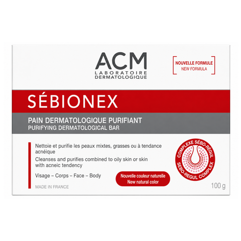ACM SEBIONEX PURIFYING DERMATOLOGICAL BAR 100GM