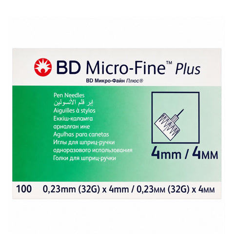 BD MICROFINE PEN NEEDLE 32G*4MM