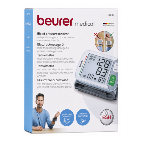 BEURER BC 51 BLOOD PRESSURE MONITOR
