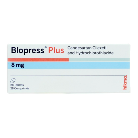 BLOPRESS PLUS TABLET 8MG 28 قطعة