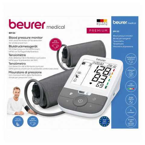 BEURER BM 53 UPPER ARM BLOOD PRESSURE MONITOR