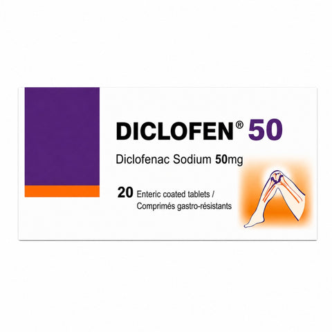 ديكلوفين أقراص 50 ملجم 20 قطعة
