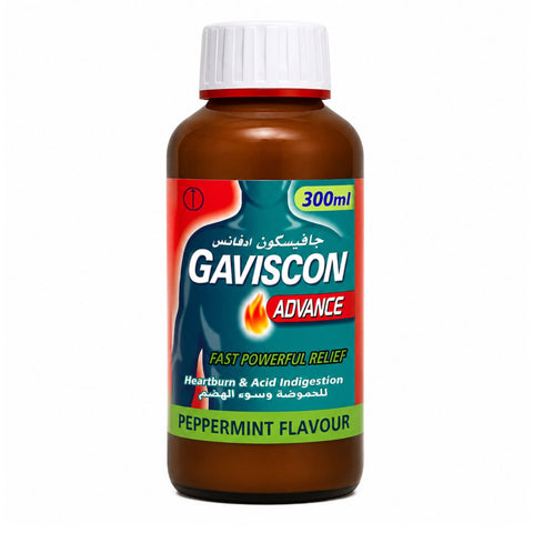 GAVISCON  ADVANCE PEPPERMINT LIQUID 300ML