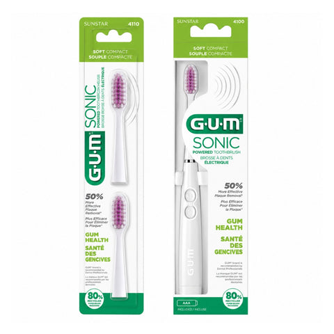 فرشاة أسنان GUM ACTIVAL SONIC POWER -4100M-أبيض