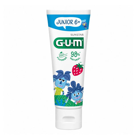 GUM JUNIOR LITTLE MONSTERS معجون أسنان 6+ 3004 EMEC
