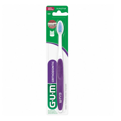 فرشاة أسنان GUM تقويمية -124MJ