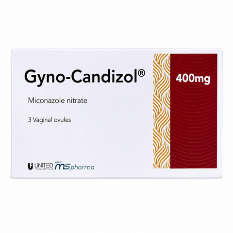 GYNO-CANDIZOL تحاميل مهبلية 400 ملجم 3 قطع