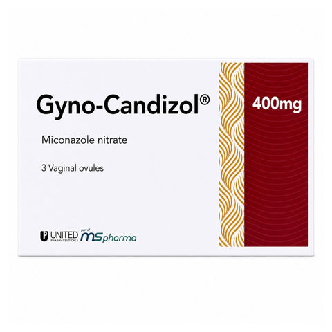 GYNO-CANDOZOL 400MG VAG.OVULES 3'S