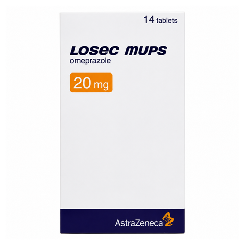 LOSEC MUPS أقراص 20 ملجم 14 قطعة