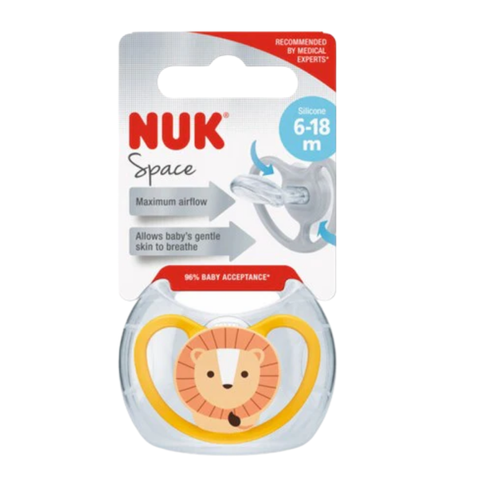 NUK PACIFIER SILICON S2 SPACE 1/BOX