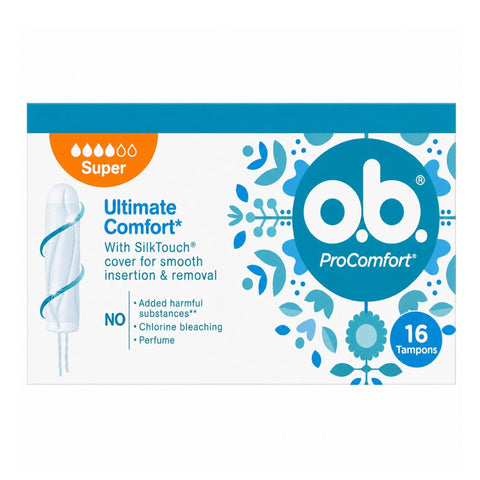 OB TAMPONS SUPER 16'S