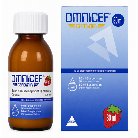 OMNICEF 125MG SUSPENSION 80ML