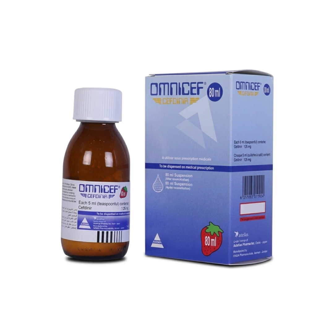 OMNICEF 125MG SUSP 80ML – Lusail Pharmacy