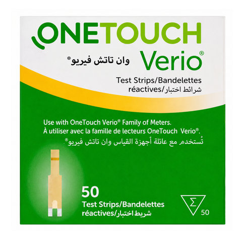 ONE TOUCH VERIO STRIPS 50'S