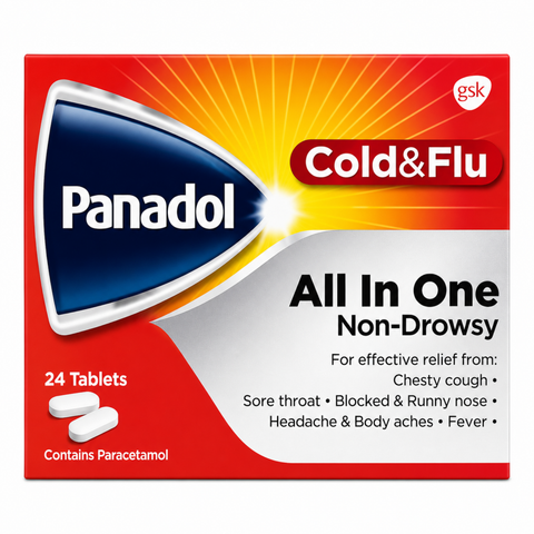 PANADOL COLD AND FLU ALL IN ONE TABLET 24PC