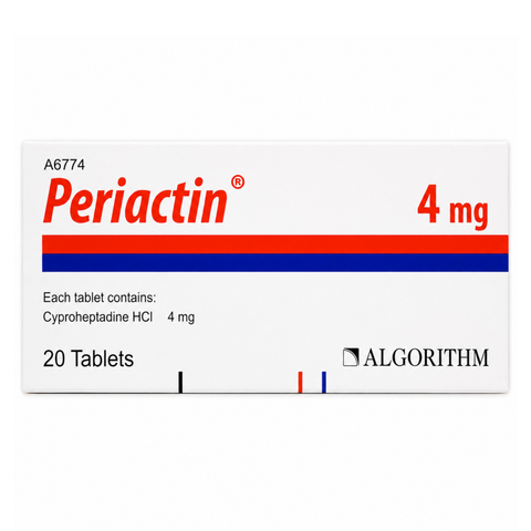 PERIACTIN 4MG TAB 20'S