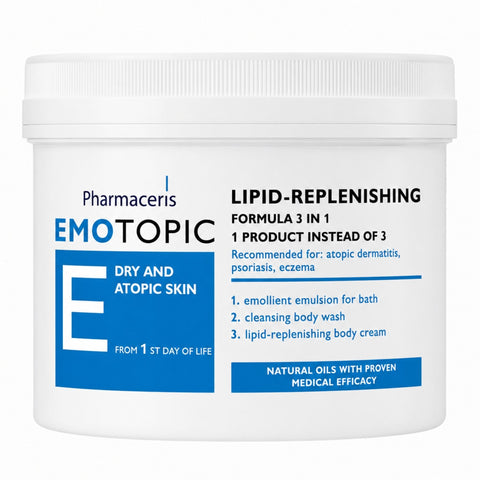 PHARMACERIS EMOTOPIC تجديد الدهون 3 في 1 500 مل