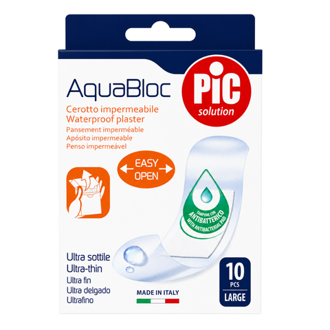 PIC-10 PLASTERS AQUABLOC 25*72MM