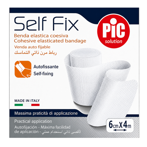 PIC-رباط مطاطي ذاتي التثبيت 6 سم*4 م