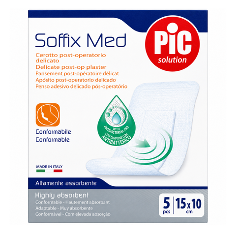 PIC-SOFFIX MED PLAST 15CM*10 STERILE 5'S