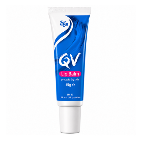 مرطب شفاه QV بمعامل حماية 30 وزن 15 جم