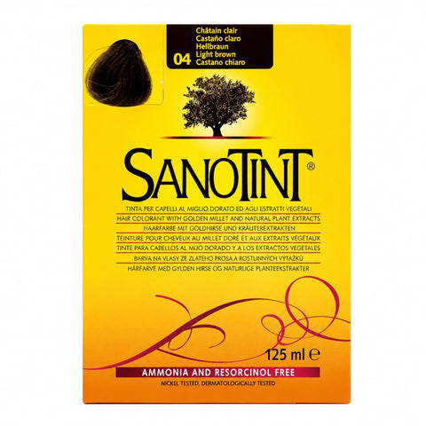 SANOTINT LIGHT BROWN  HAIR COLOUR 125ML