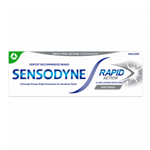 SENSODYNE RAPID ACTION WHITENING TOOTHPASTE 75ML