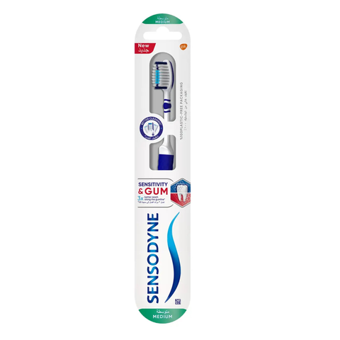 SENSODYNE SENSITIVITY &GUM MEDIUM TOOTHBRUSH