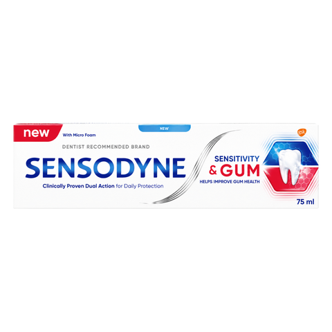 SENSODYNE SENSITIVITY &GUM ORIGINAL TOOTHPASTE 75ML