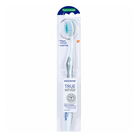 SENSODYNE TOOTHBRUSH TRUE WHITE MEDIUM