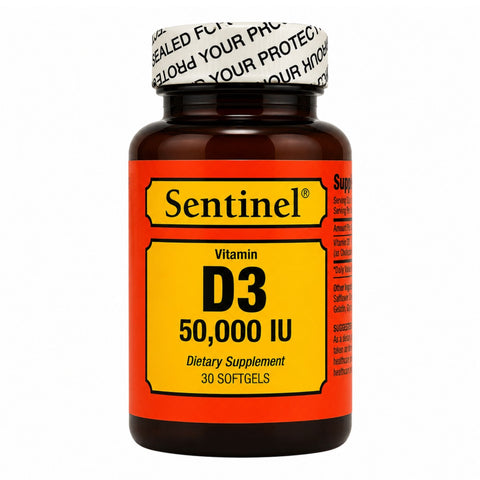 SENTINEL D3 50,000IU كبسولة 30 قطعة