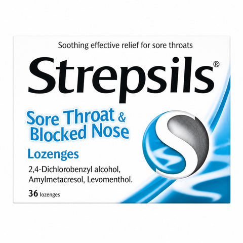 STREPSILS أقراص استحلاب للحلق 36 قطعة
