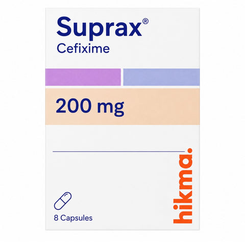 SUPRAX 200MG CAPS 8'S