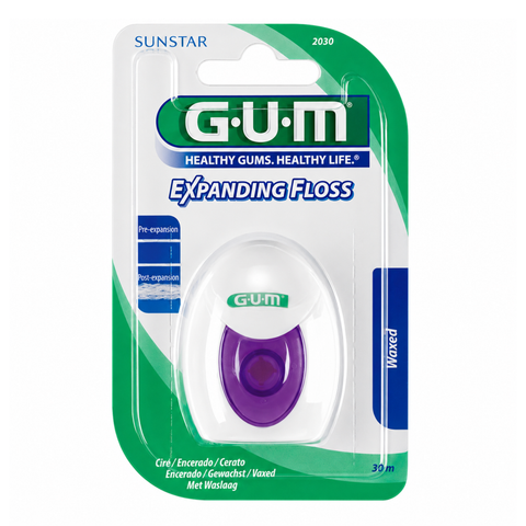Sunstar Gum 2030 Expanding Floss - Waxed