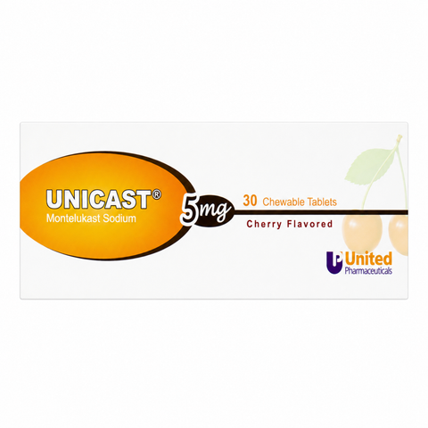 UNICAST 5MG TABLET 30PC