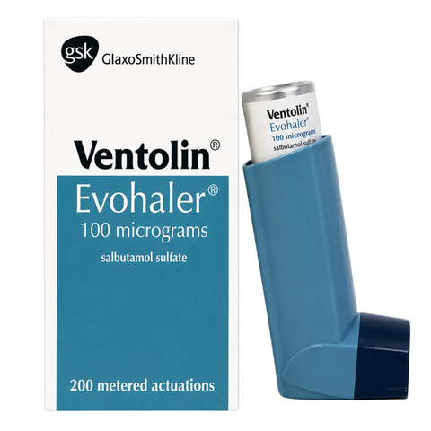 VENTOLIN EVOHALER 100MCG 200D