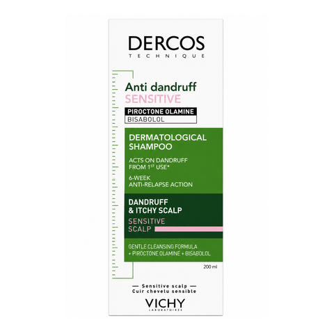VICHY DERCOS ANTI DANDRUFF SENSITIVE SCALP SHAMPOO 200ML