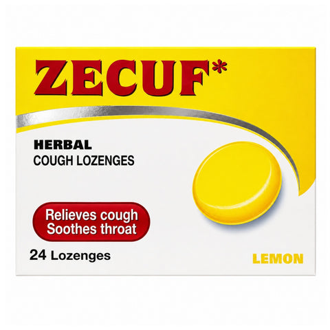 ZECUF LOZENGES LEMON 24'S