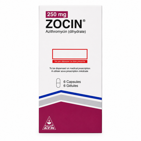 ZOCIN 250MG 6 CAPS