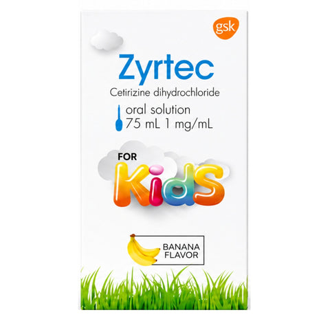 ZYRTEC ORAL SOLUTION 75ML